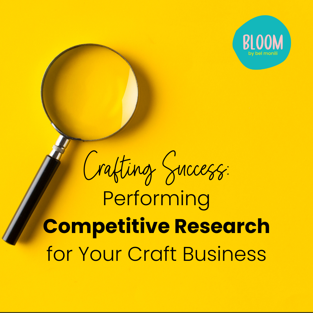 performing competitive research for your craft business