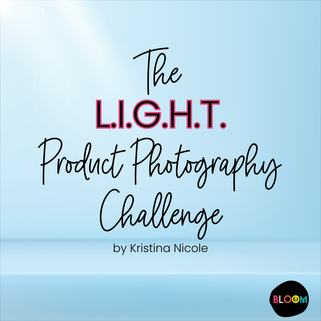 the LIGHT product photography challenge