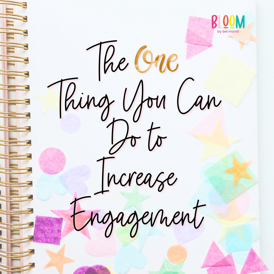 The one thing you can do to increase engagement